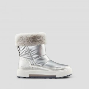 Botte Hiver Cougar Wizard Nylon Imperméables PrimaLoft® Femme Argent | 065712-KWR